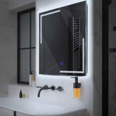 Espejo LED Cuadrado | Botón táctil | Luz blanca fría - Reyze Seria Minimal Model 2